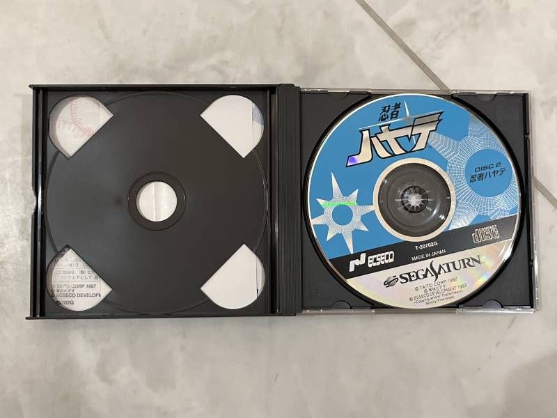 セガサターン タイムギャル＆忍者ハヤテ ソフト T-20702G ゲームソフト 読み込み 済み UP786_INFO