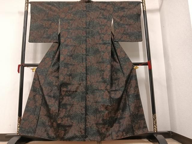 平和屋着物●本場大島紬　楓文　正絹　逸品　AAAY6293ph 平和屋着物○本場大島紬 楓文 正絹 逸品 AAAY6293ph - メルカリ