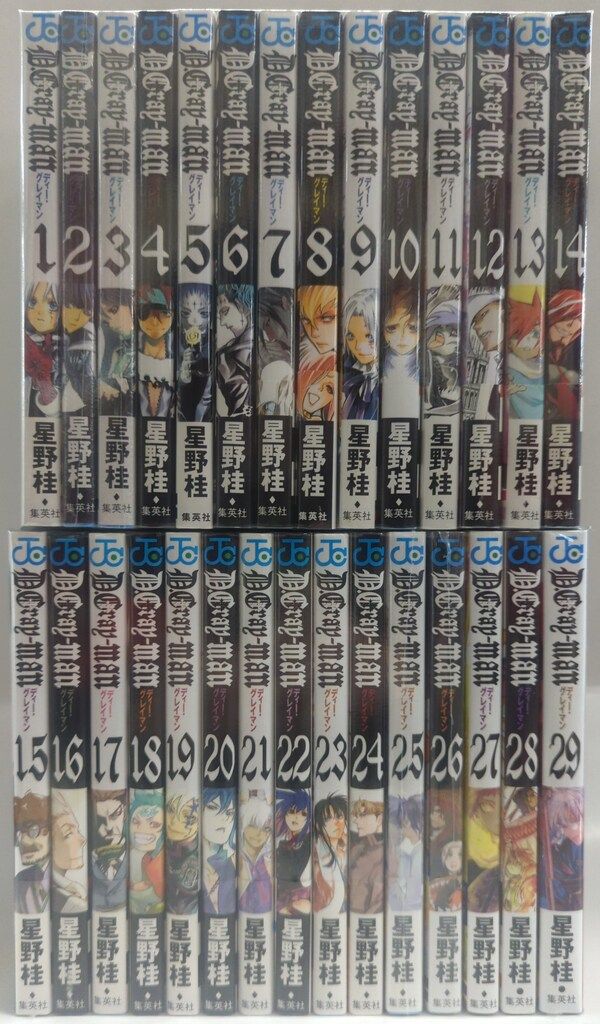 集英社 ジャンプコミックス 星野桂 D.Gray-man 1~29巻 初版帯付 最新セット