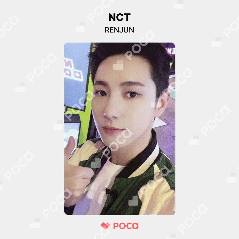 ロンジュン　puff トレカ NCT ロンジュン トレカ GLITCH ARCADE CENTER POP-UP STORE 4X6