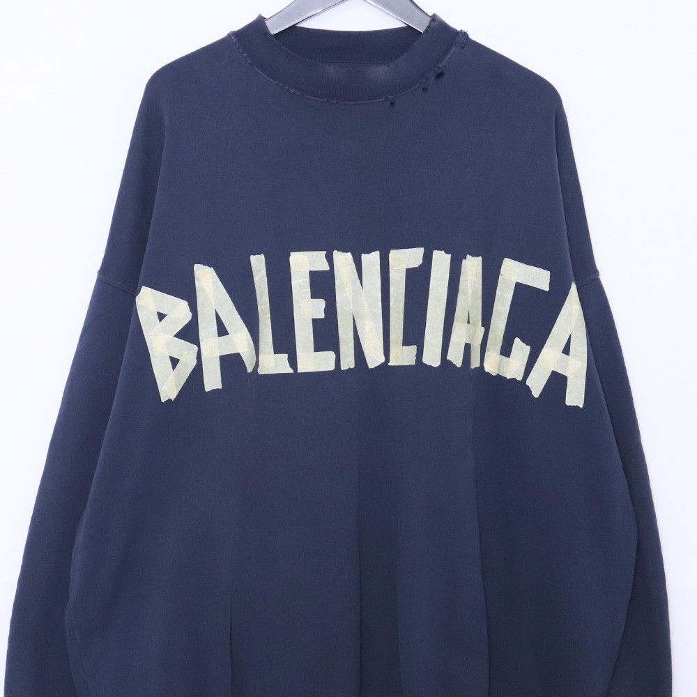 BALENCIAGA バレンシアガ テープタイプ スウェット 楽天市場】【中古】BALENCIAGA 23AW Tape Type Sweatshirt USED加工