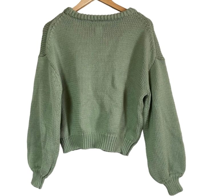 [美品]Ron Herman※毛玉 ニット ブルーグリーン Sサイズ 美品]Ron Herman※毛玉 ニット ブルーグリーン Sサイズ