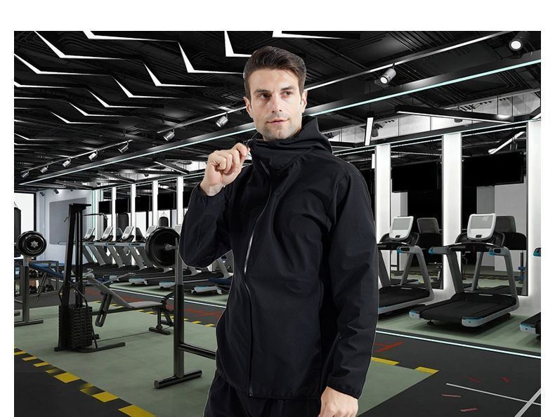 新品】PAFHL サウナスーツ 上下セット グレー XXLサイズ 男女兼用 楽天