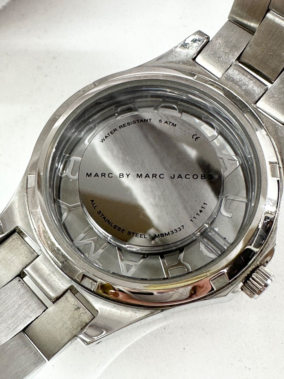 THE MARC JACOBS シルバー腕時計 新品電池】マークジェイコブス スケルトン レディース 腕時計