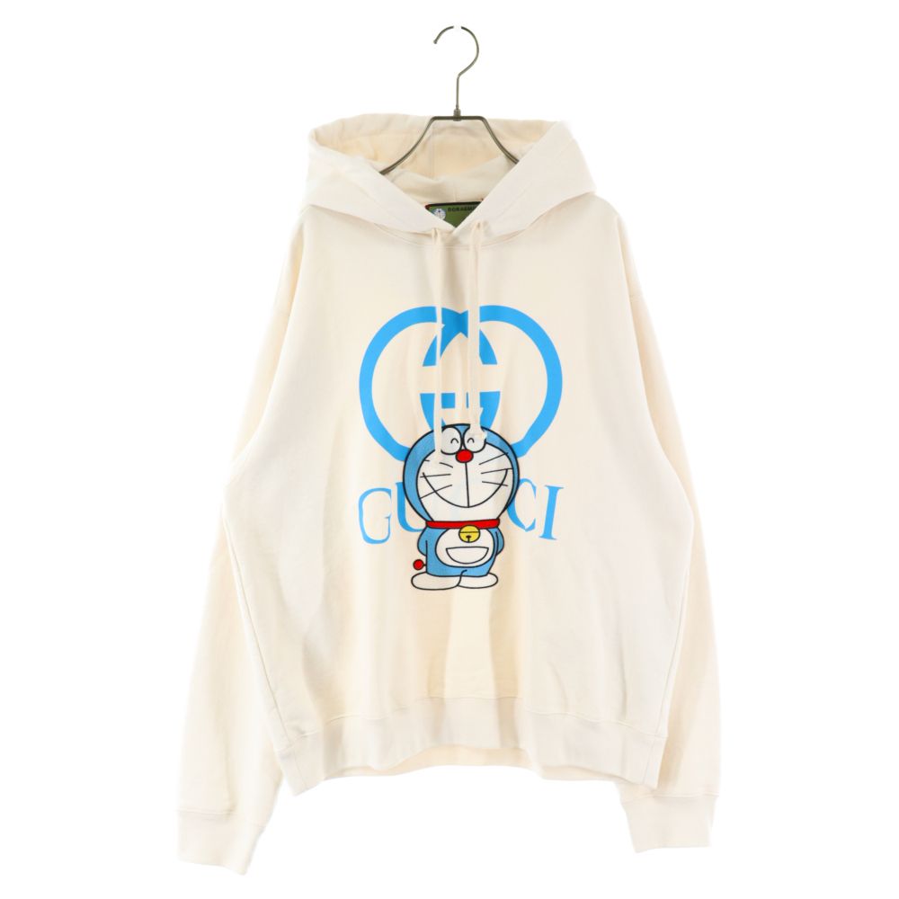 グッチ ドラえもん GUCCI DORAEMON コラボ パーカー ホワイト GUCCI (グッチ) ×Doraemon Character Patch Pullover Parka