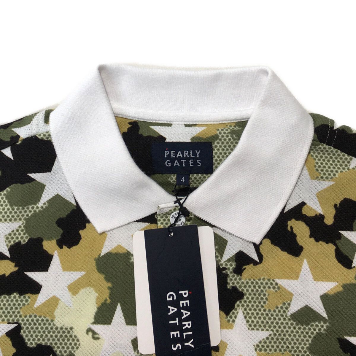 PEARLY GATES 迷彩ポロシャツ ☆PEARLY GATES 半袖ポロシャツ 迷彩