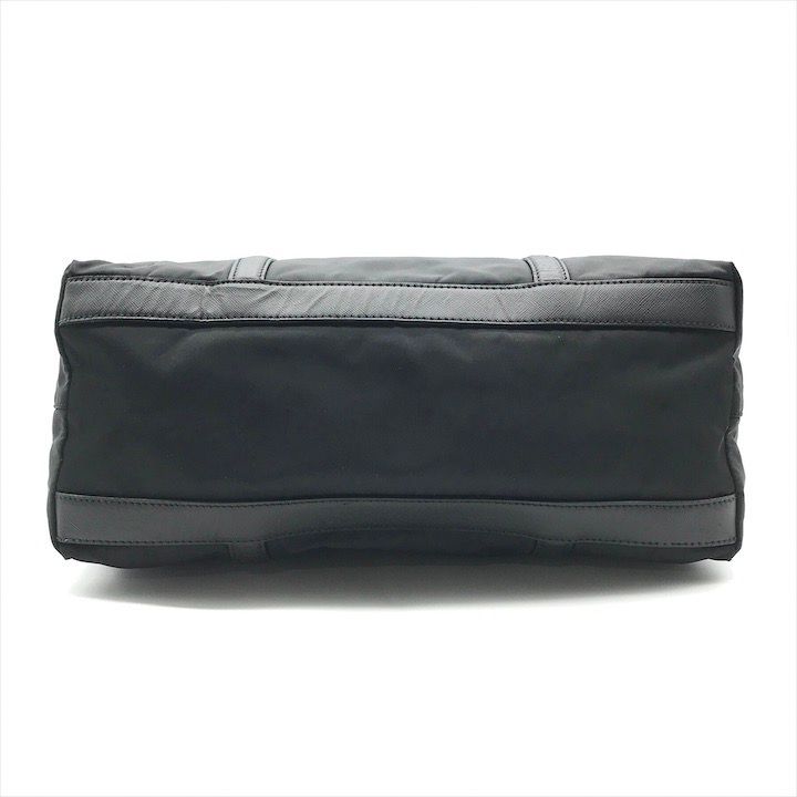 PRADA プラダ ハンドバッグ 三角ロゴプレート テスート ナイロン 鍵付き PRADA（プラダ） 極 美品 三角ロゴ プレート 金具 レザー 本革