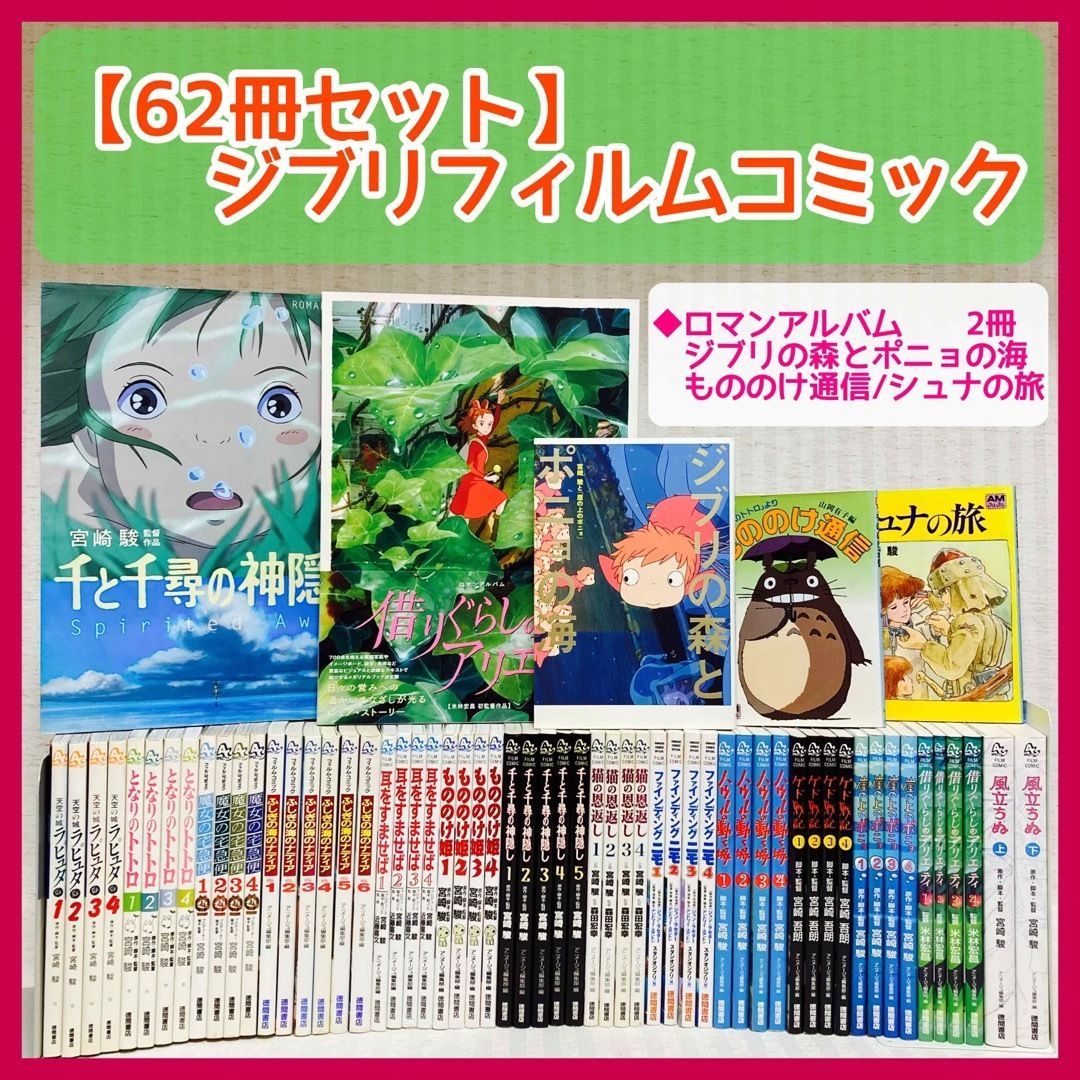 ◇一部初版 ジブリ フィルムコミック 全巻 62冊 宮崎駿 天空の城 