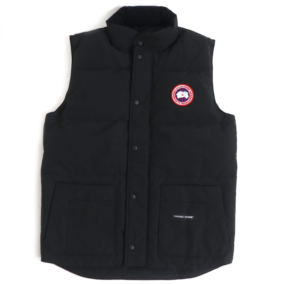 未使用品□CANADA GOOSE/カナダグース 4154M Freestyle Crew Vest ロゴ