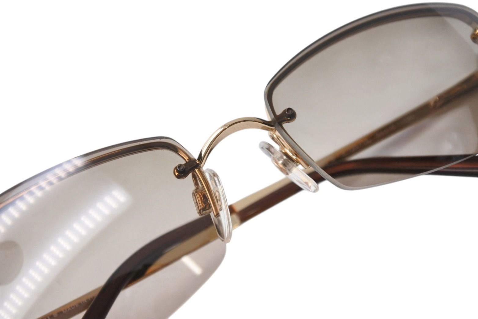 極美品 CHANEL シャネル リムレス サングラス 4093-B c.125/13