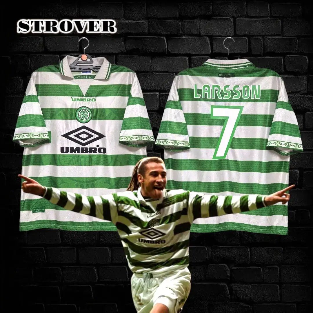 セルティック ユニフォーム ＃7 LARSSON Lサイズ 97 ／ 99