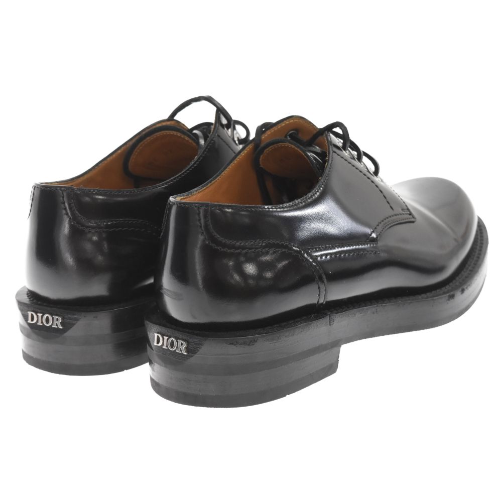 ディオール カーフスキン ダービー レザーシューズ ブラック 3DE001VEA