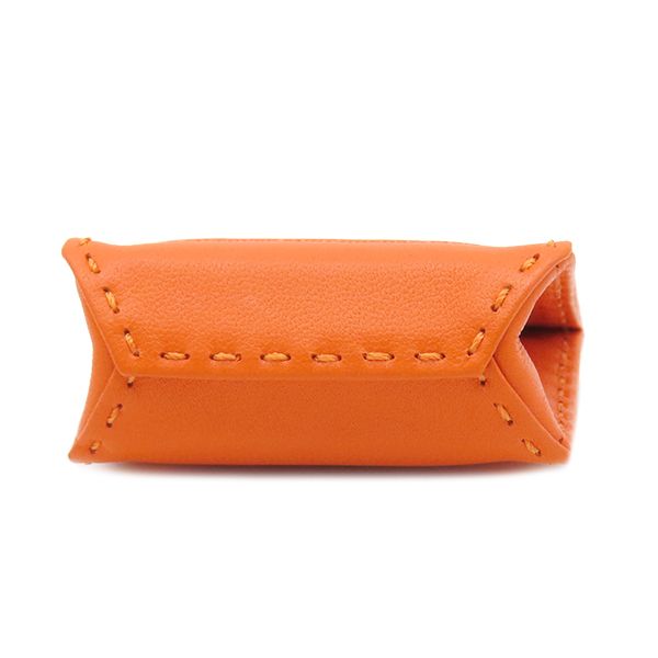 エルメス HERMES バッグチャーム サックオランジュ アニョーミロ