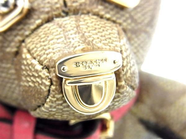 □新品□未使用□ COACH コーチ シグネチャー PVC ベア くま クマ