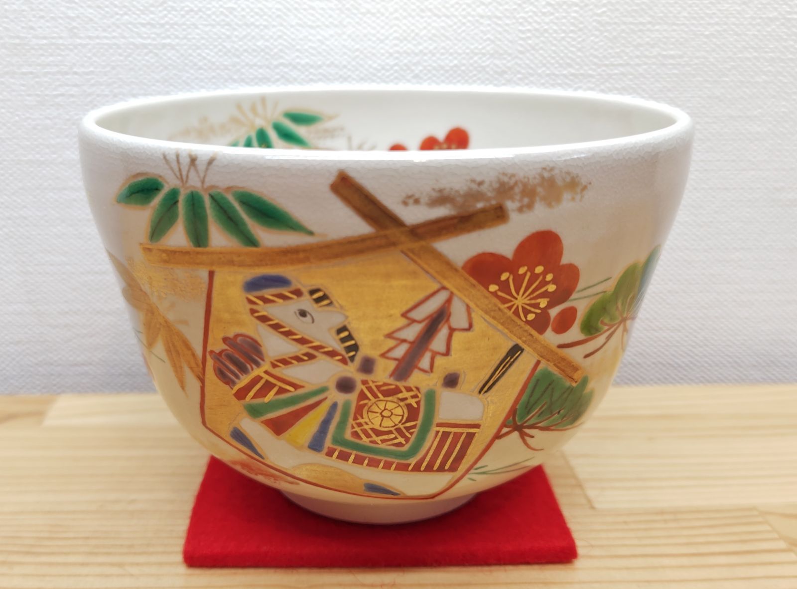 逢絢亭 茶道具 令和８年 ２０２６年 干支茶碗 杣山焼 干支 午 馬 の絵 杣山契月 共箱入り