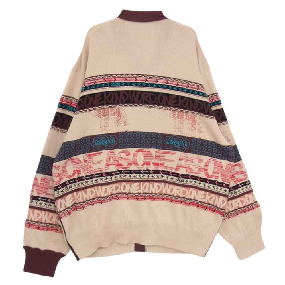Sacai サカイ 23-02984M Eric Haze Jacquard Knit Cardigan エリック 