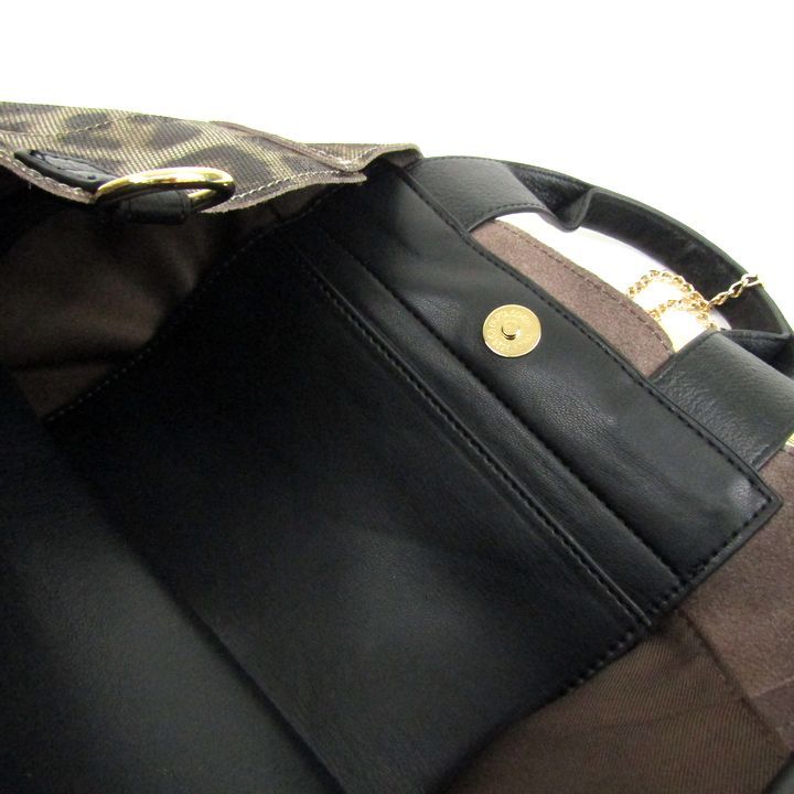 ペシンシャ トートバッグ 2way ショルダーバッグ レオパード ヒョウ柄 