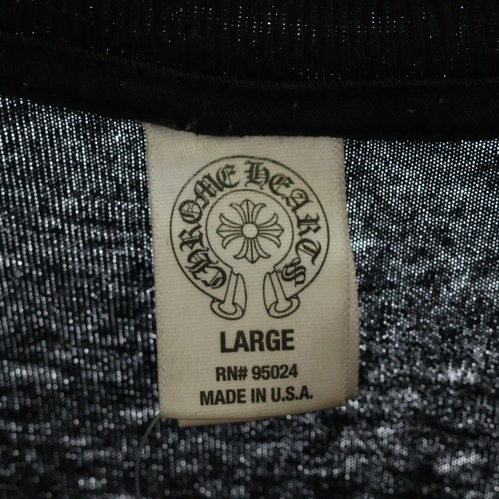 CHROME HEARTS ブラック ロングスリーブカットソー Chrome