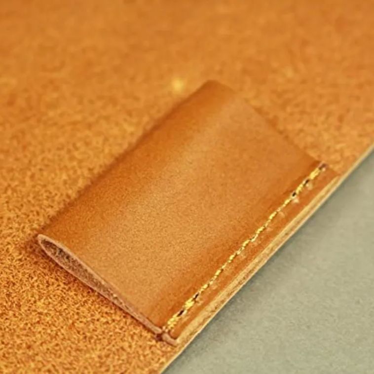 【2025年最新作】 三つ折りレザーポケットホルダー ダークブラウン 【高級品】