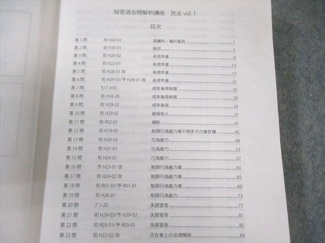 アガルート 民法 司法試験 短答過去問解析講座 Vol.1〜5 2022年合格 0