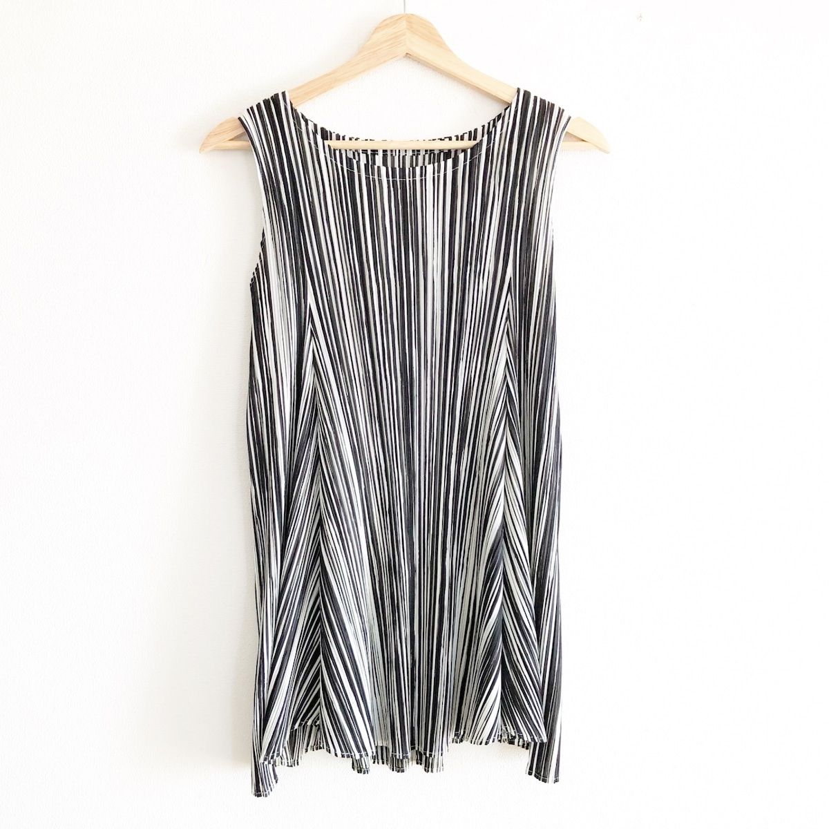 プリーツプリーズ 黒チュニック イッセイミヤケ プリーツプリーズ