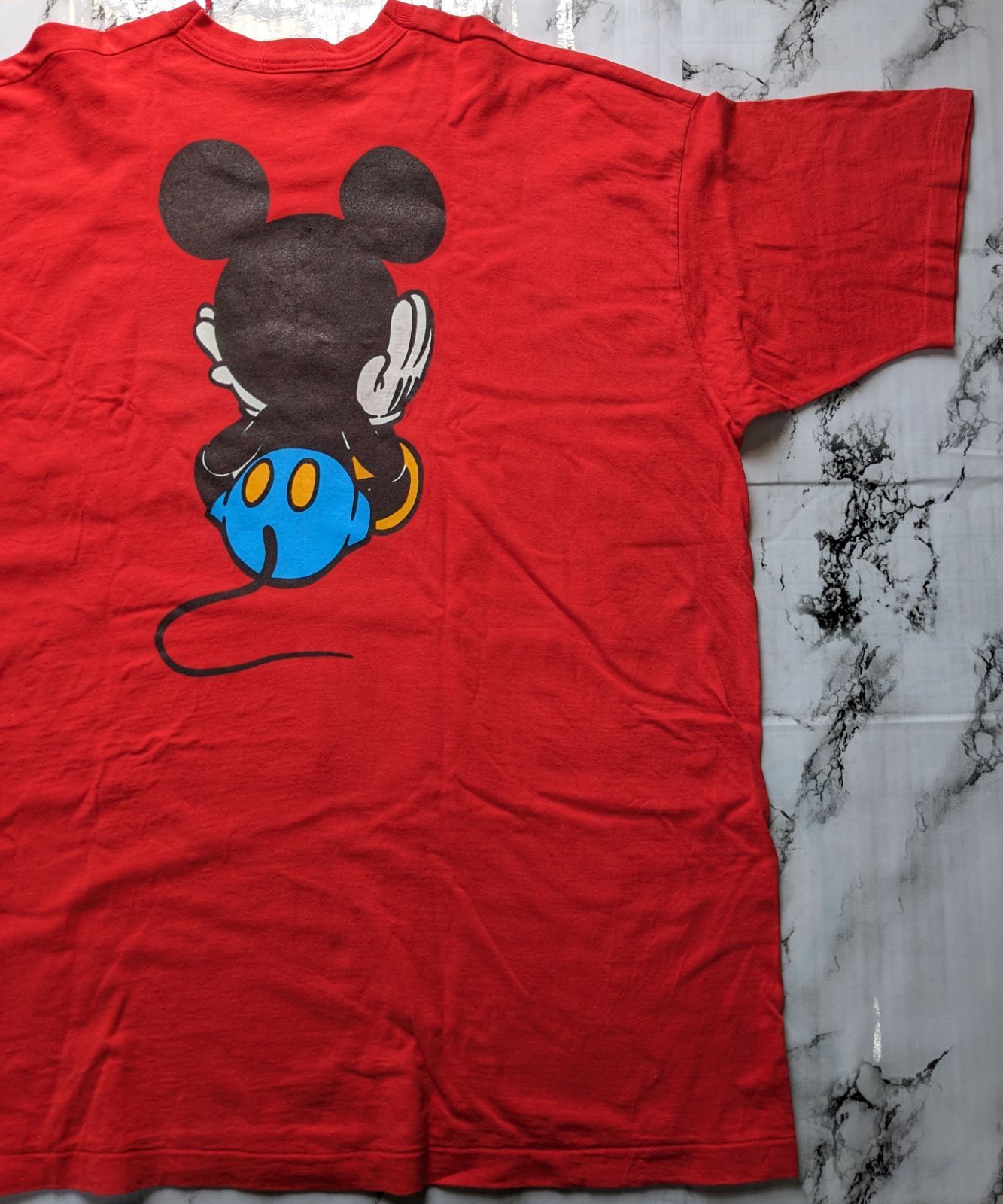 9*9様 90s ディズニー USA製 赤タグ お座りミッキー ASAP Roc 9*9様 90s ディズニー USA製 赤タグ お座りミッキー ASAP Roc
