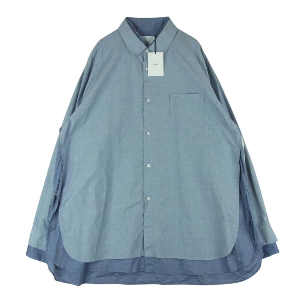 シュタイン stein ST.382-1 OVERSIZED LAYERED SHIRT オーバー サイズ