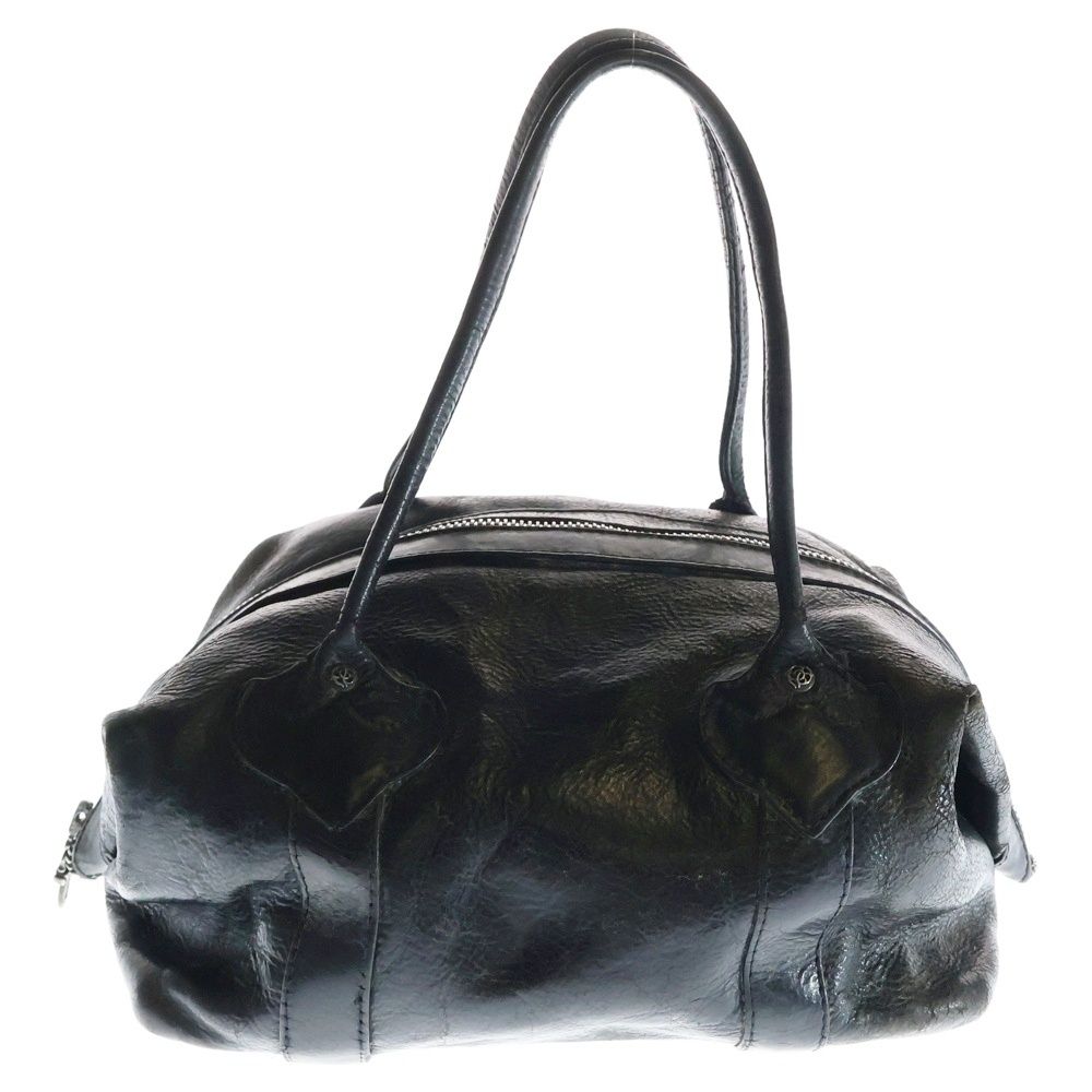 レザーハンドバッグ ブラック