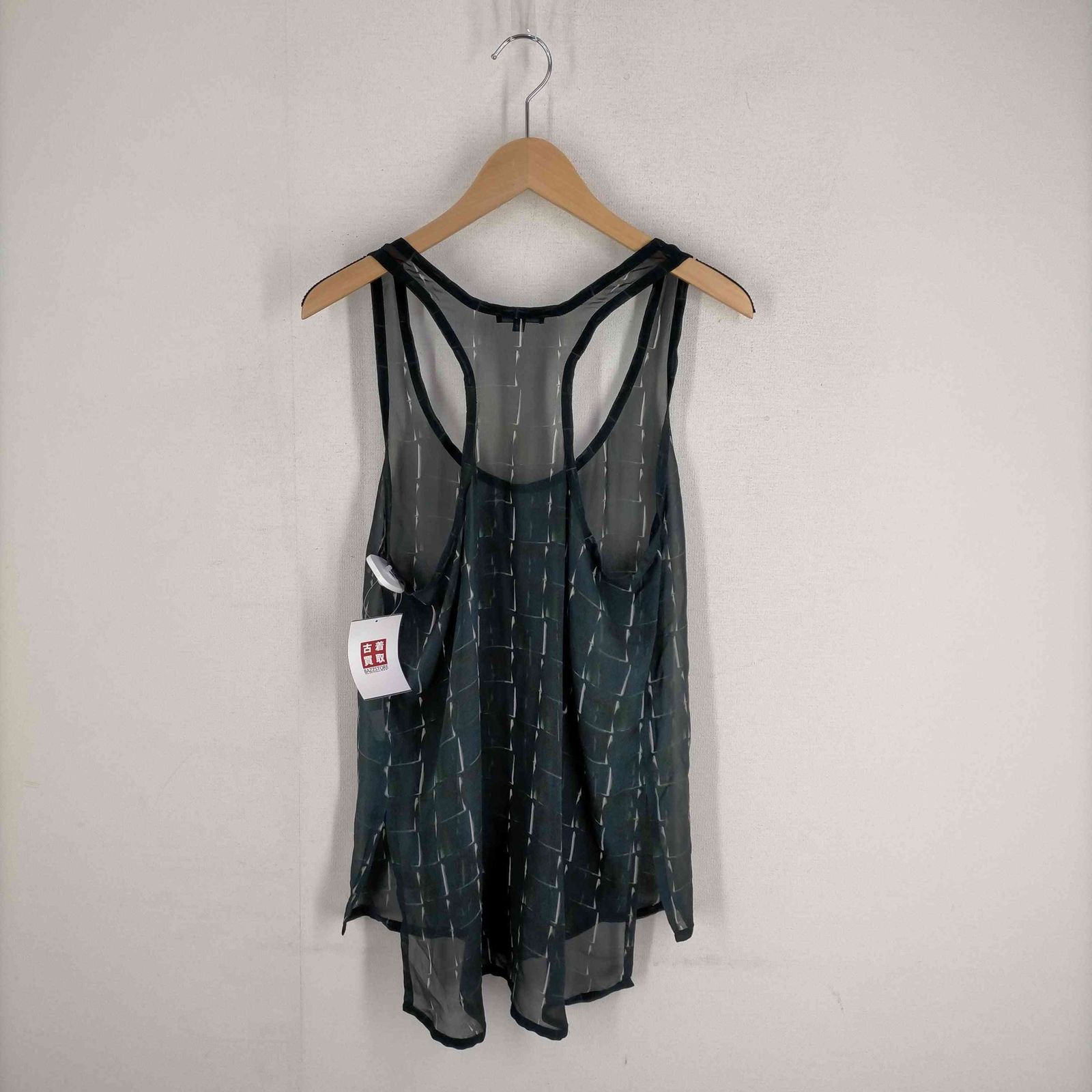アンドゥムルメステール Ann DEMEULEMEESTER 総柄シースルータンク