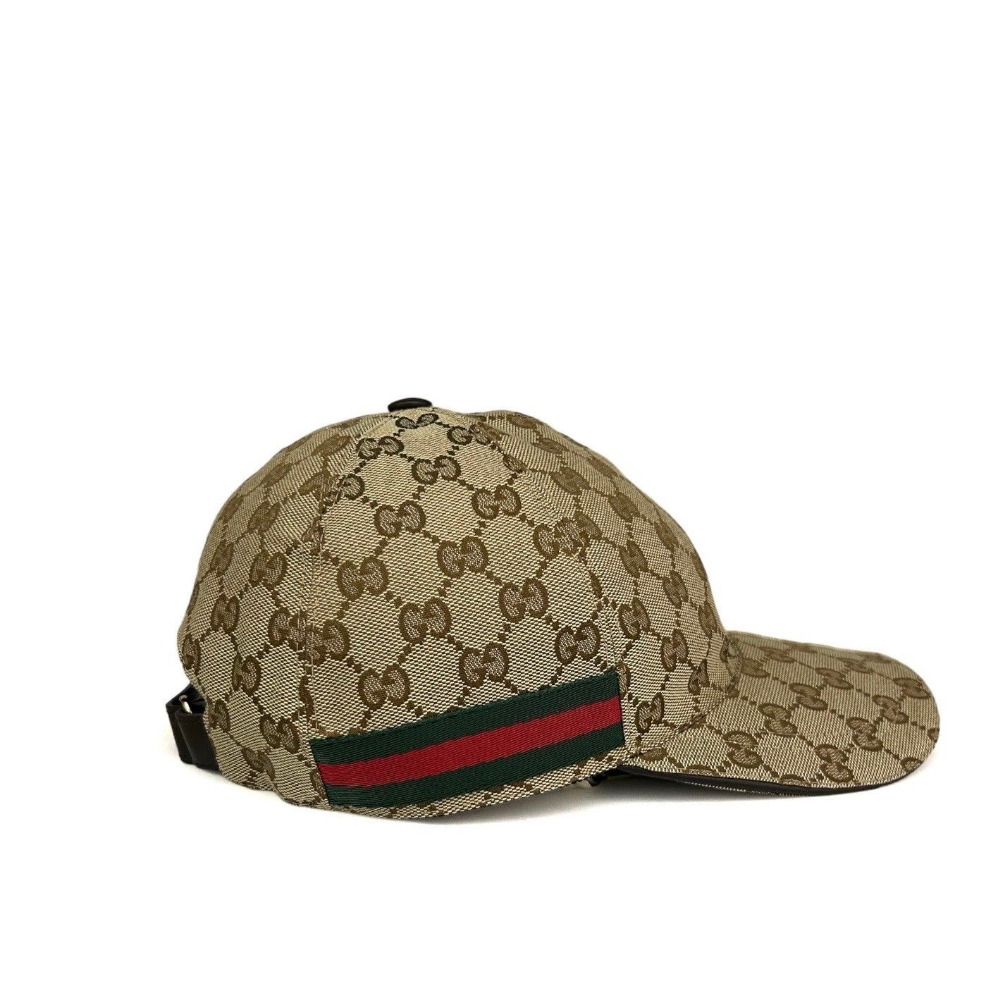 GUCCI (グッチ) ベースボールキャップ GGキャンバス シェリーライン