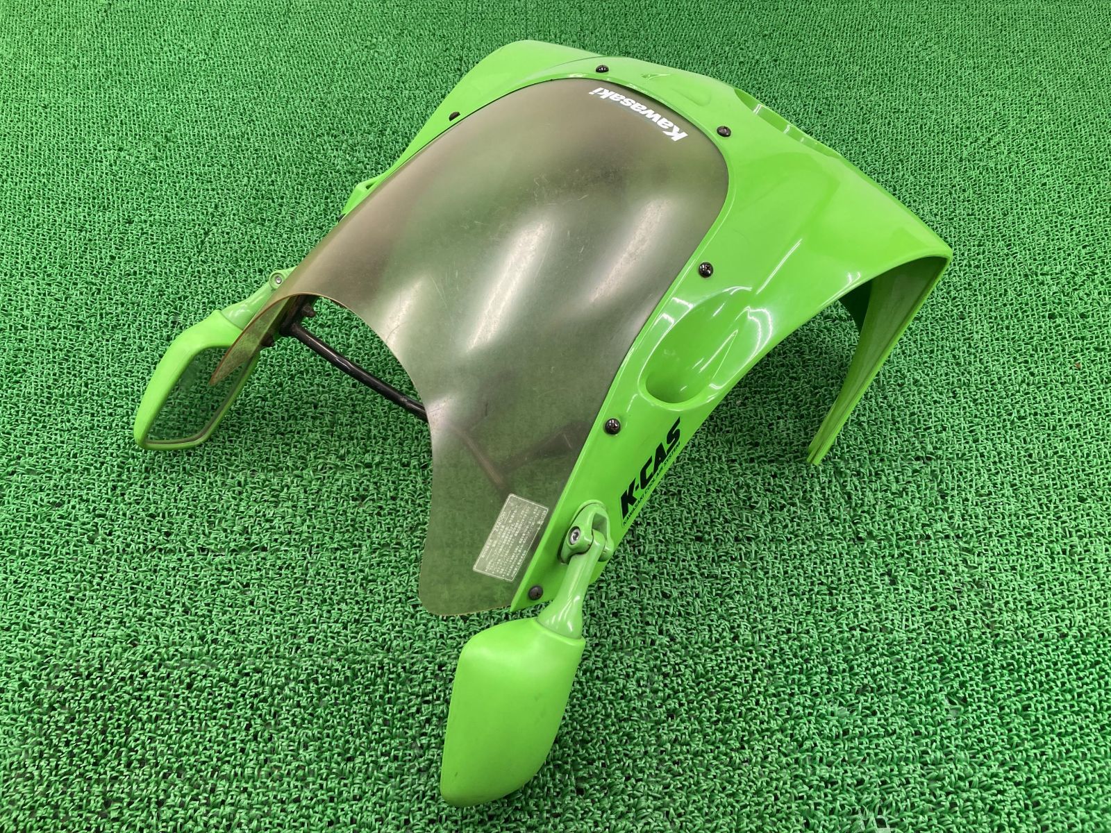 ZXR400 アッパーカウル 緑 55028-1229 カワサキ 純正 中古 バイク 部品