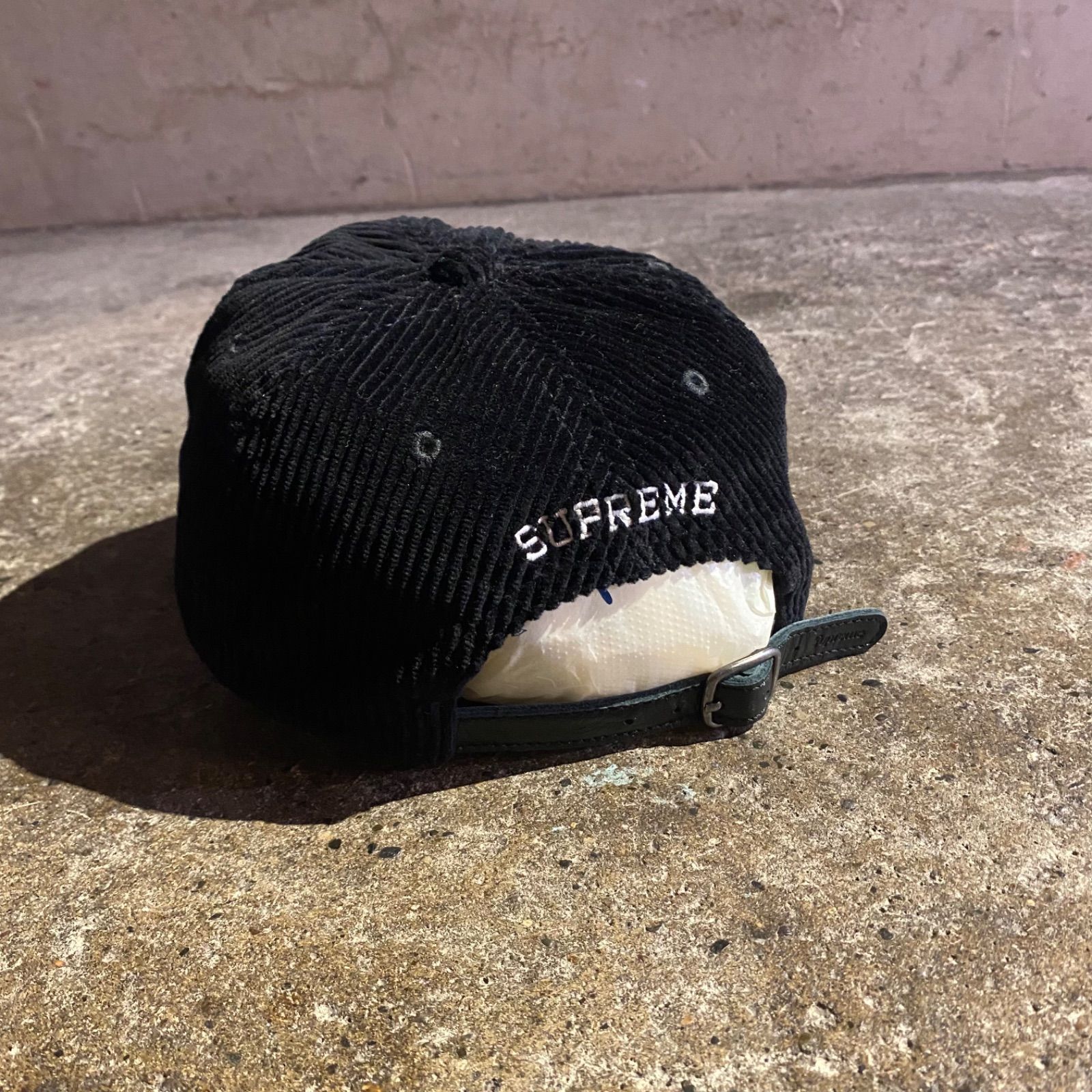 Supreme 24AW Corduroy S Logo 6-Panel Cap シュプリーム 2025AW コーデュロイSロゴ6パネルキャップ ブラック