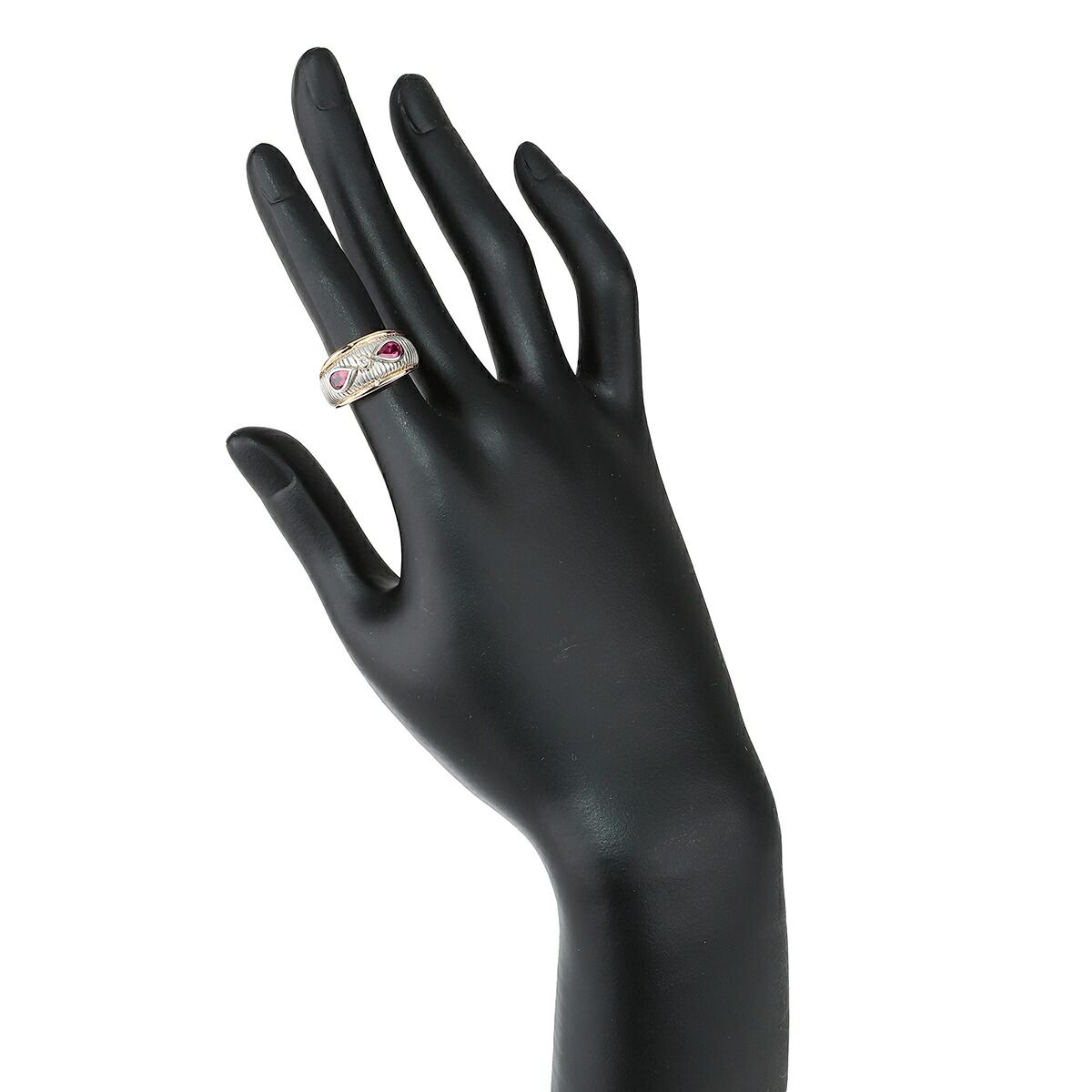 檜佐賢治 リング 指輪 ルビー ダイヤモンド プラチナPt900 10号 KENJI  