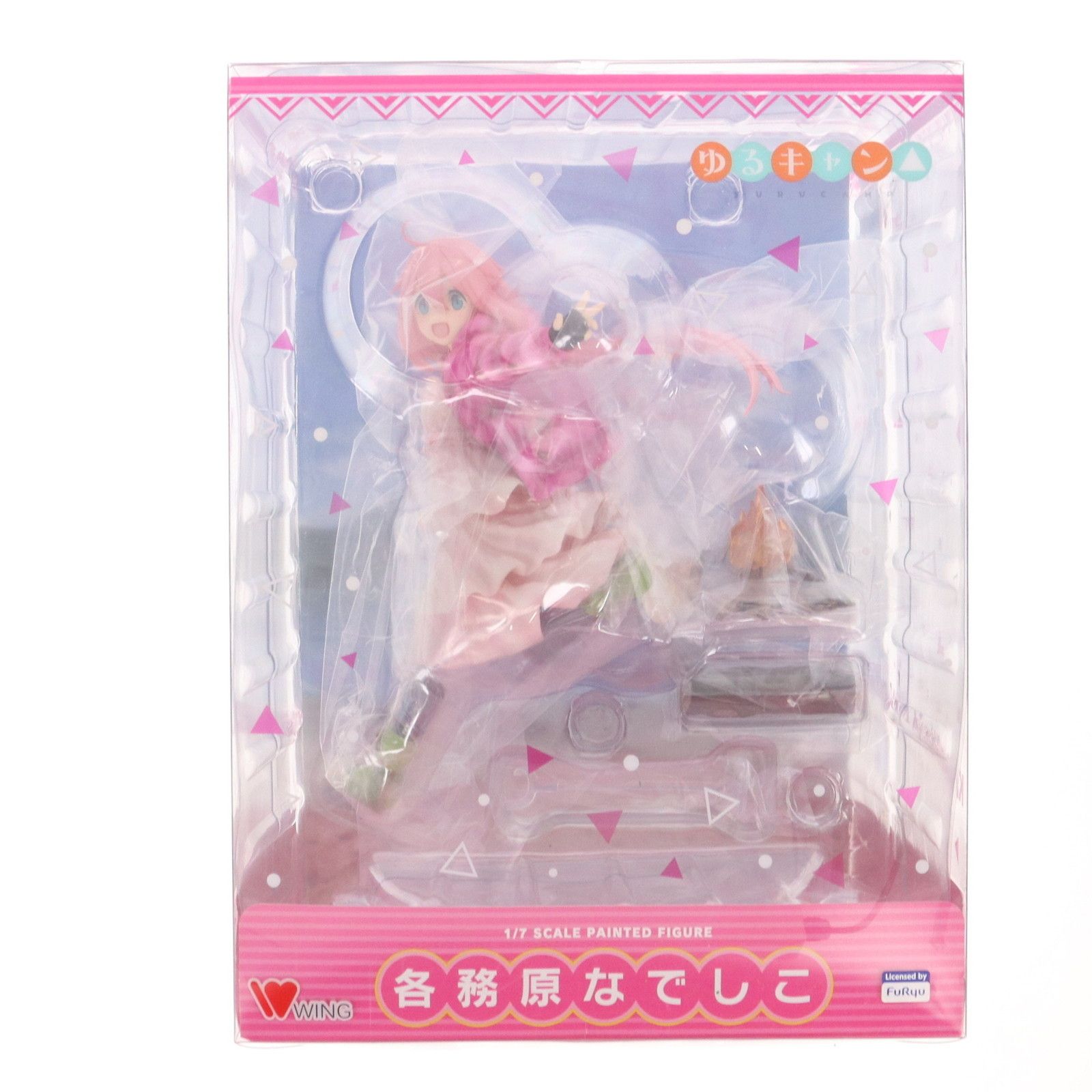 WING ウイング ゆるキャン△ 各務原なでしこ 1/7スケールフィギュア ゆるキャン△ 各務原なでしこ 1/7 完成品フィギュア[ウイング