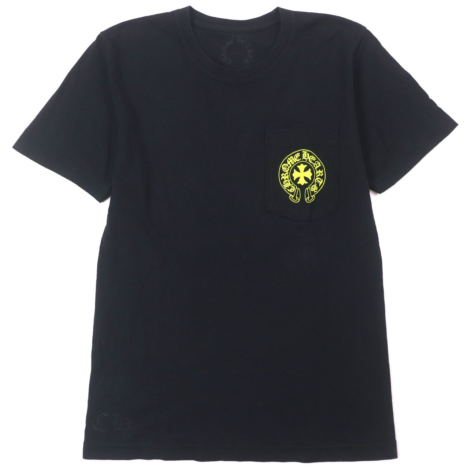 CHROME HEARTS ブラック ポケットTシャツ CHROME HEARTS ブラック ポケットTシャツ