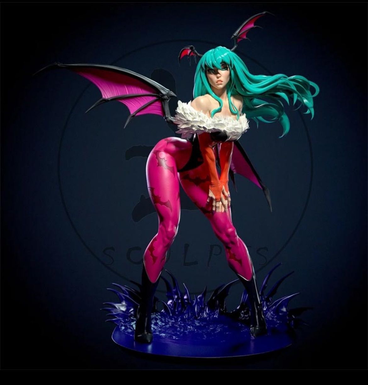 1/6 未塗装未組立 フィギュア ガレージキット ヴァンパイア モリガン 1/6 ガレージキット フィギュア 未塗装 ヴァンパイア モリガン