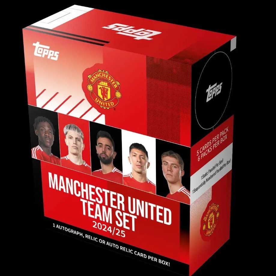 未開封品　マンチェスターユナイテッド　4点セット Topps Manchester United FC Fan Set 2024-25 マンチェスター