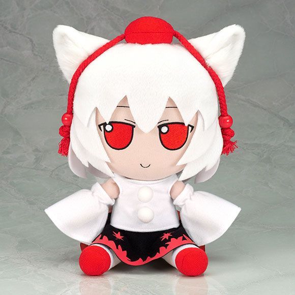 M*B様 東方Project 犬走椛 ふもふも 缶バッジ付 新品】【特典 缶バッジ付き】 東方ぬいぐるみシリーズ48 犬走椛 ふも