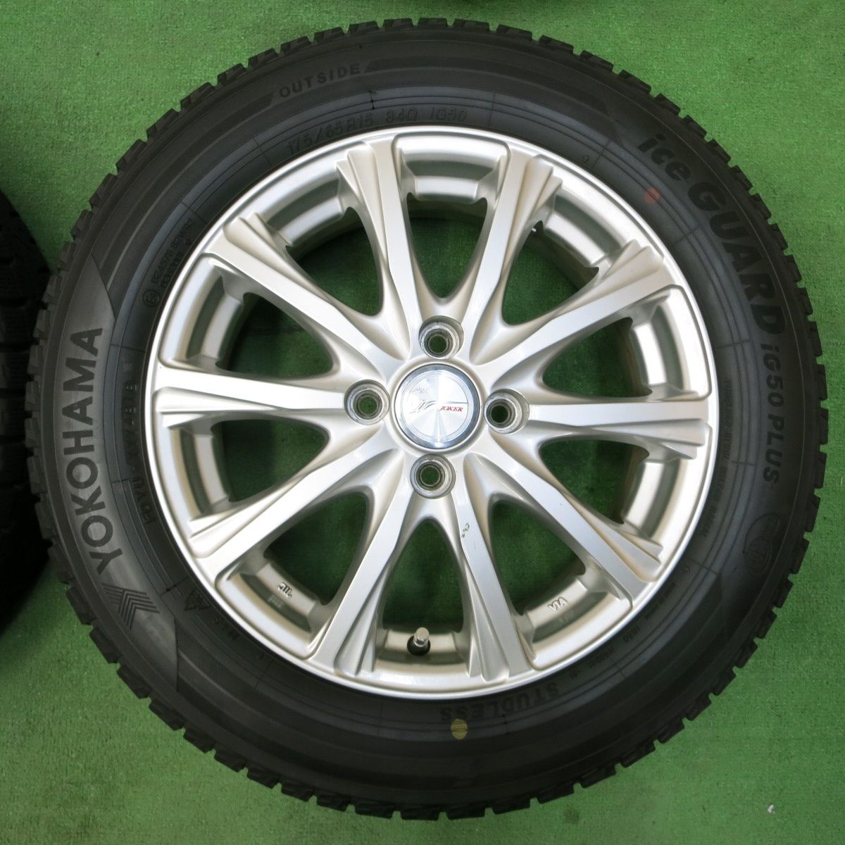 バリ溝！ほぼ10分★スタッドレス 175/65R15 ブリヂストン ブリザック VRX smart MANARAY SPORT 15インチ スマート マナレイスポーツ★ バリ溝！キレイ！ほぼ10分☆MINI ミニ クーパー 等 175⁄65R15