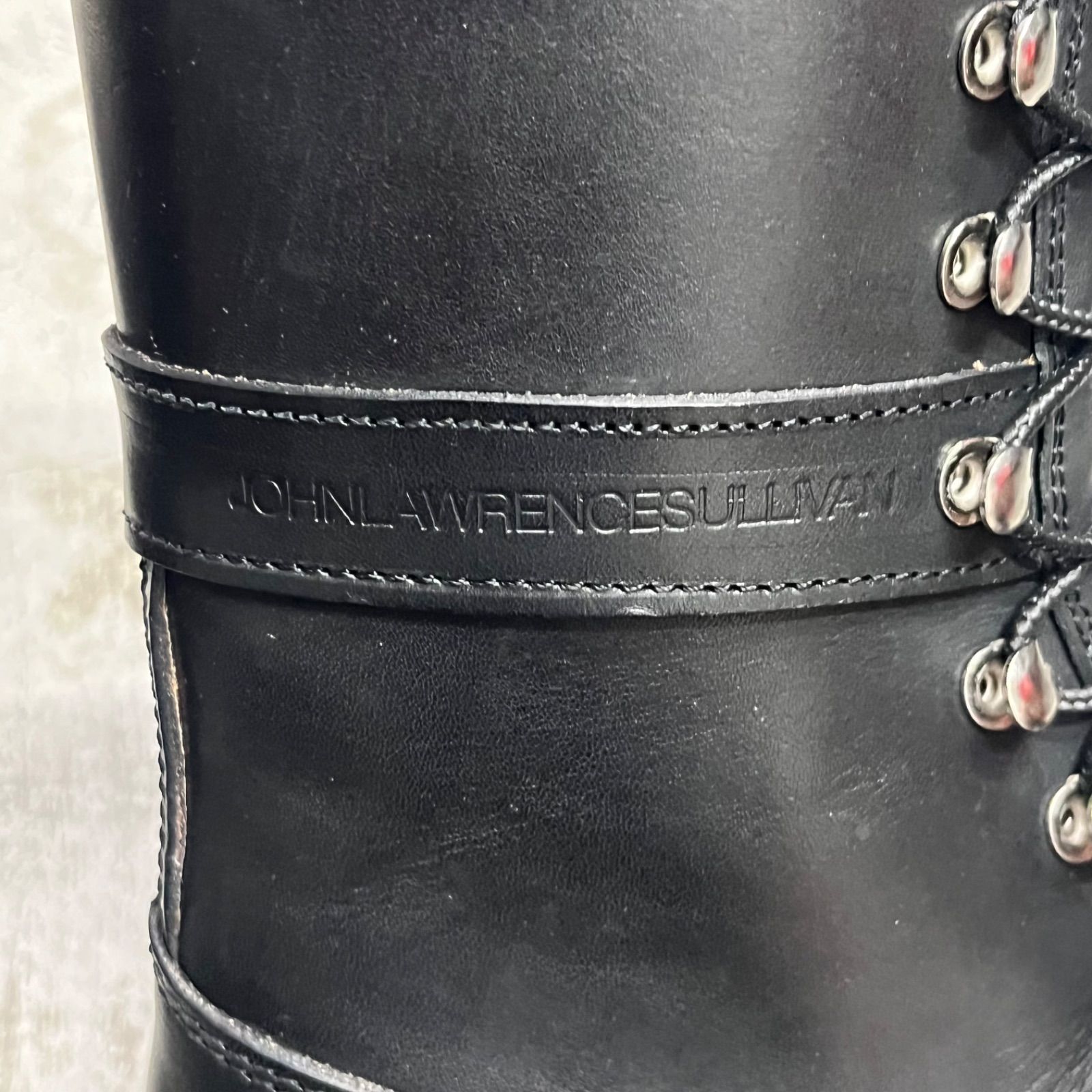 john lawrence sullivan コンバットブーツ size9 JOHN LAWRENCE SULLIVAN(ジョンローレンスサリバン) Square toe