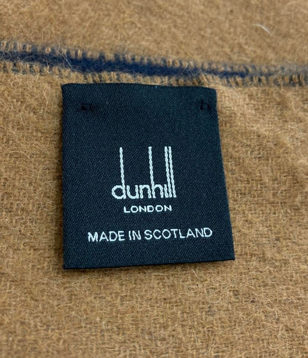 美品 dunhill ダンヒル カシミヤ100 イングランド製 マフラー メンズ エンジンターン カシミア マフラー | dunhill(ダンヒル