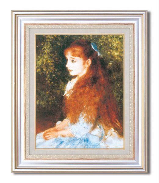 絵画 ルノワール名画額Ｆ６ＡＳ/インテリア 額入り 額装込 風景画 油絵 ポスター アート アートパネル リビング 玄関 プレゼント モダン アートフレーム 飾る LLサイズ おしゃれ 壁掛け 絵
