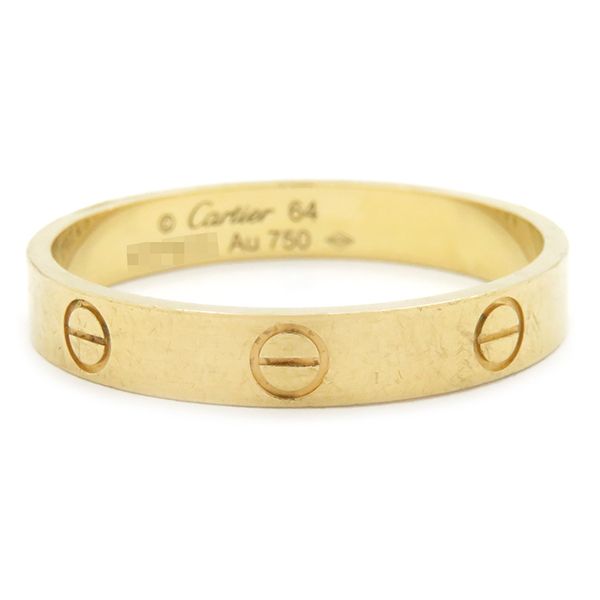 カルティエ Cartier リング 指輪 ミニラブリング K18YG イエロー
