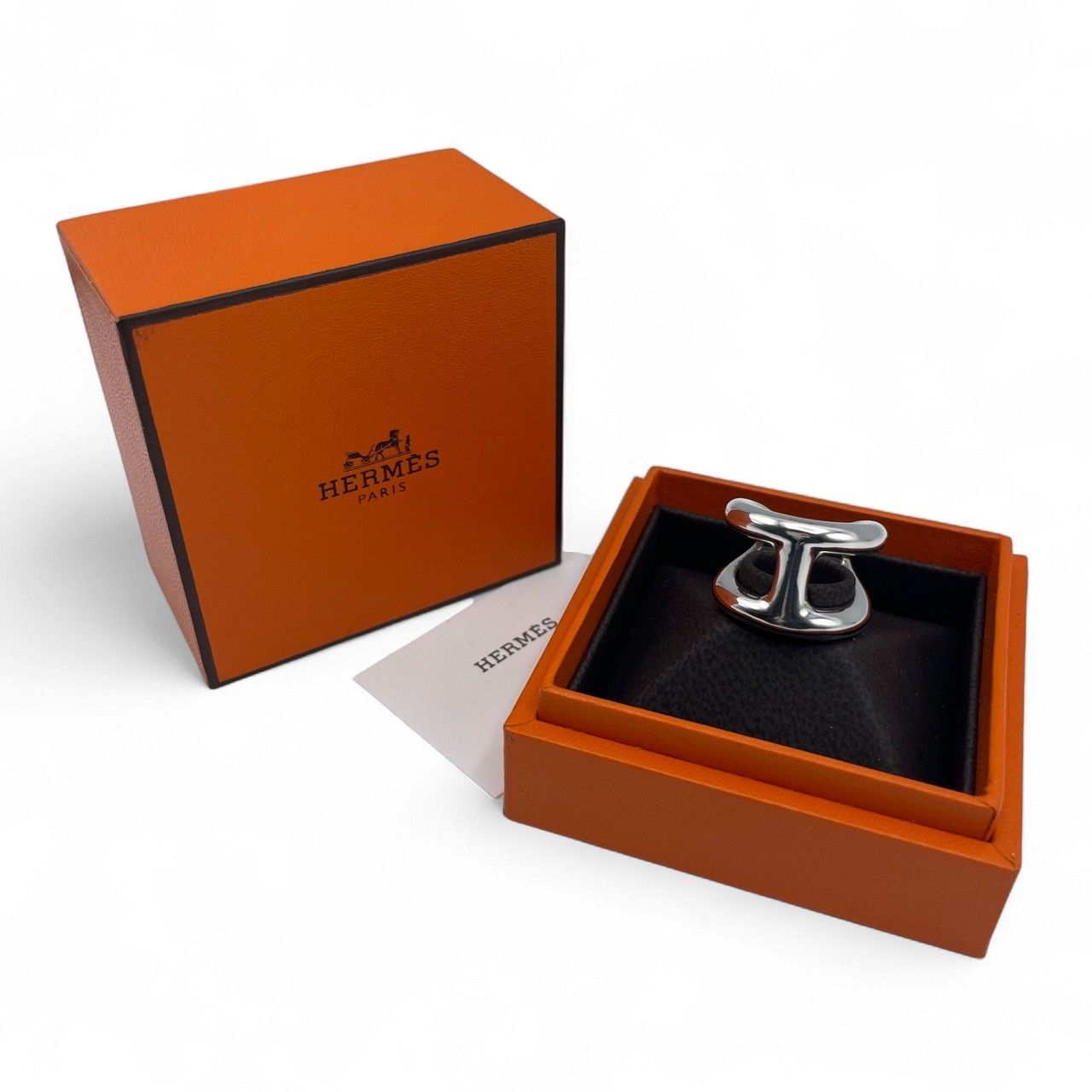 エルメス オスモズ リング H102536B GM 49 シルバー925 9号 - メルカリ