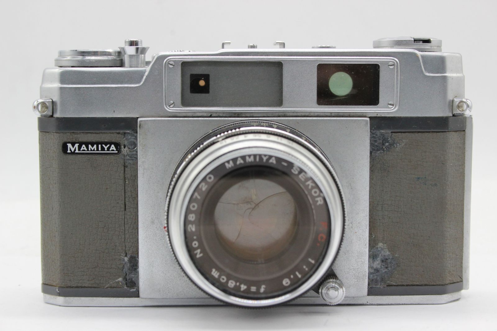 【返品保証】 マミヤ Mamiya SEKOR F.C.4.8cm F1.9 ケース付き カメラ s6752