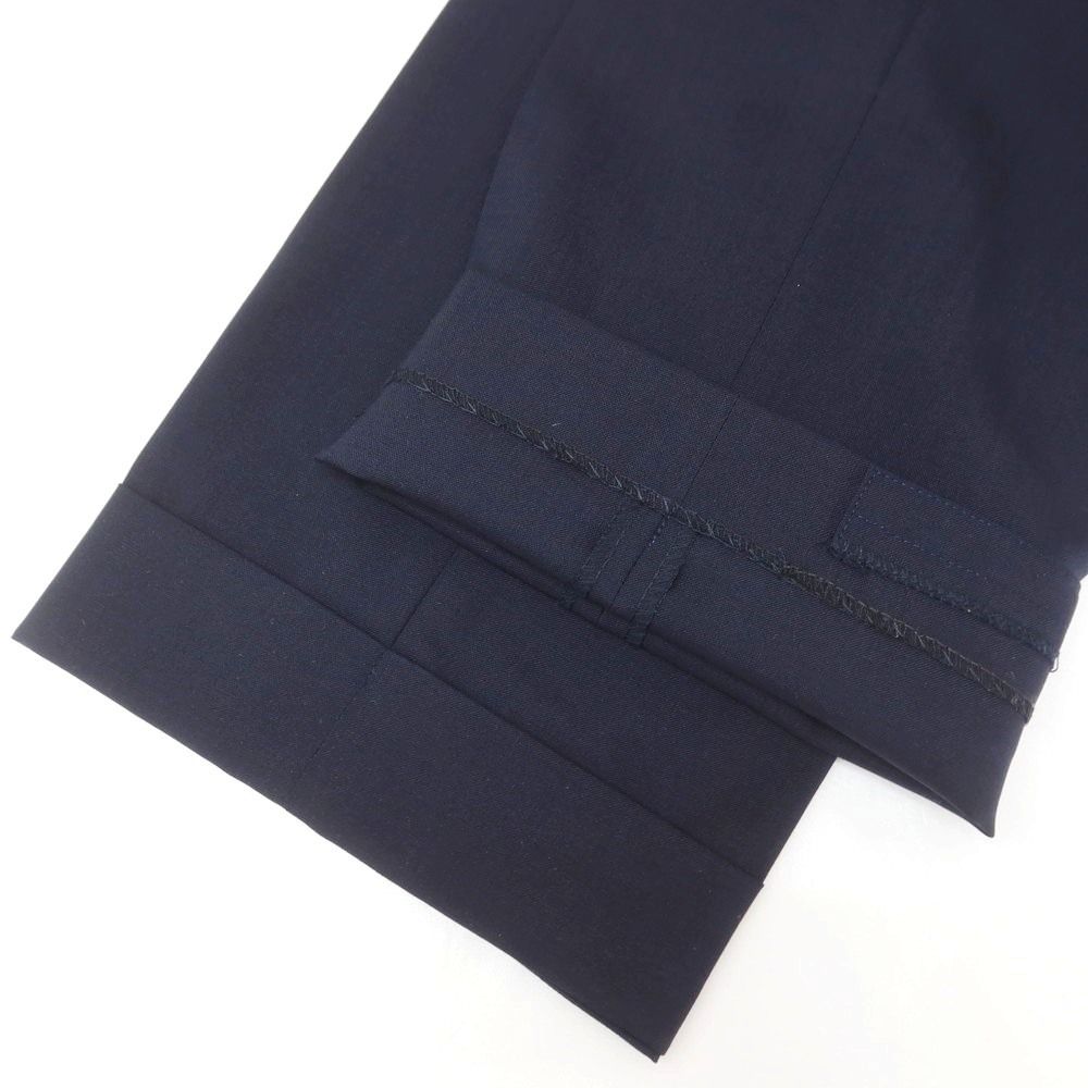 ジェルマーノ トラベル エディション ネイビー スラックス パンツ 446