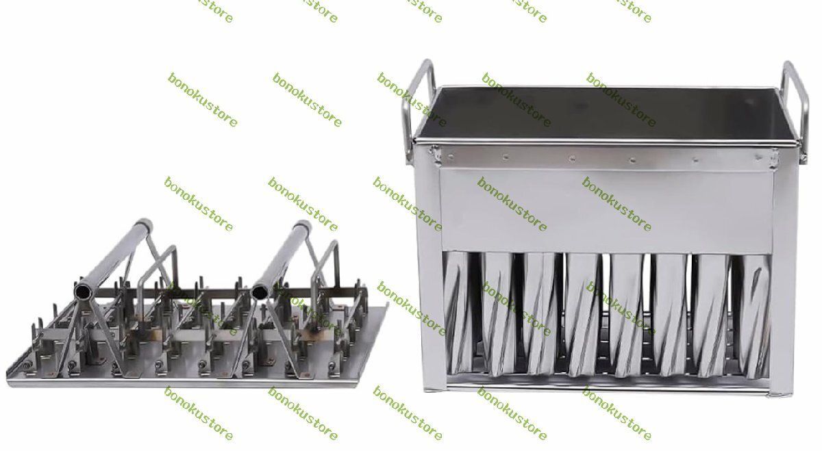 40個の業務用ステンレススチール製アイスキャンディー型 再利用