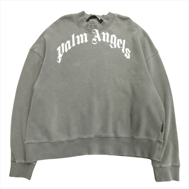 パームエンジェルス PALM ANGELS ロゴ クラックプリント スウェット 