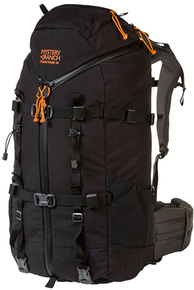 ミステリーランチ MYSTERY RANCH アウトドア テラフレーム3ZIP 50L 19761350 001 BLACK