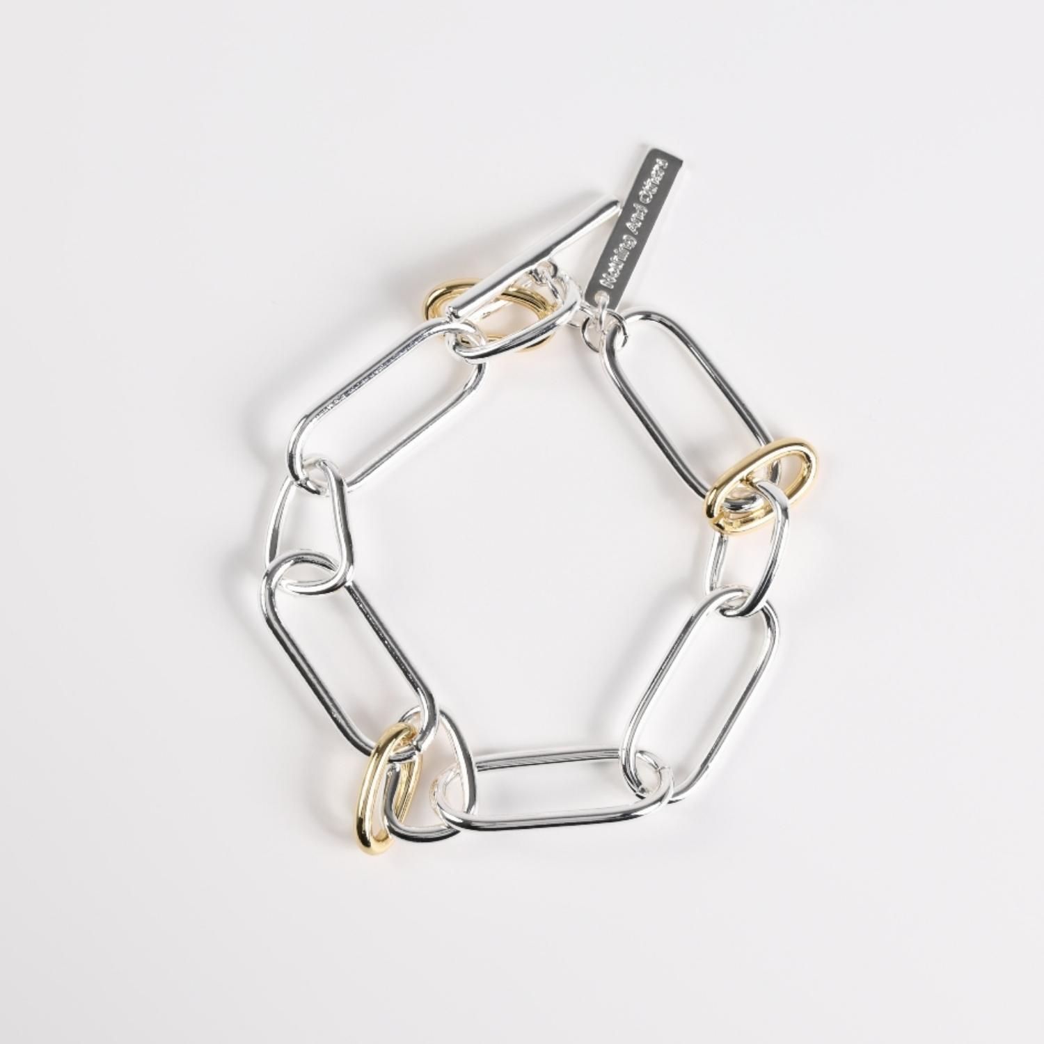 Nothing And Others】 Multi-motif mix chain Bracelet / マルチ Nothing And Others】 Multi-motif mix chain Bracelet / マルチ